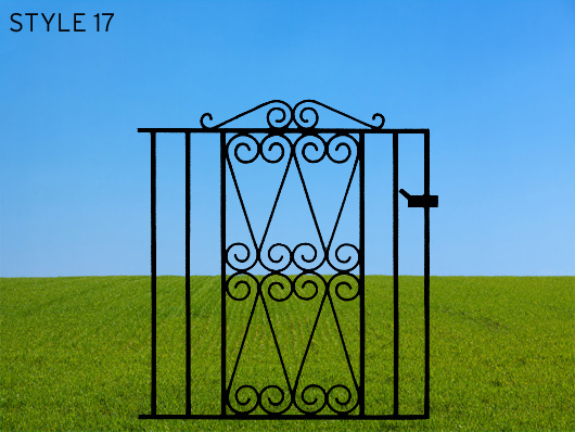 wrought iron gates 17