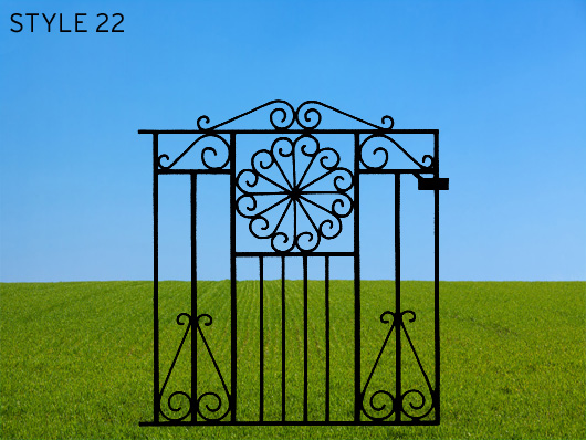 wrought iron gates 22