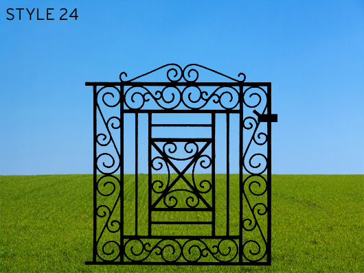 wrought iron gates 24