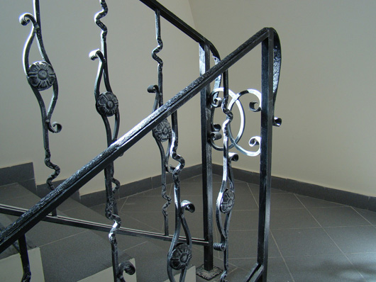 wrought iron bannisters