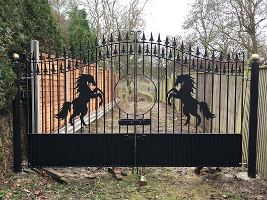 custom wrought iron gates