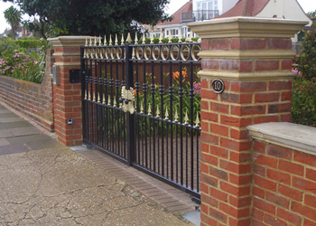 wrought iron gates